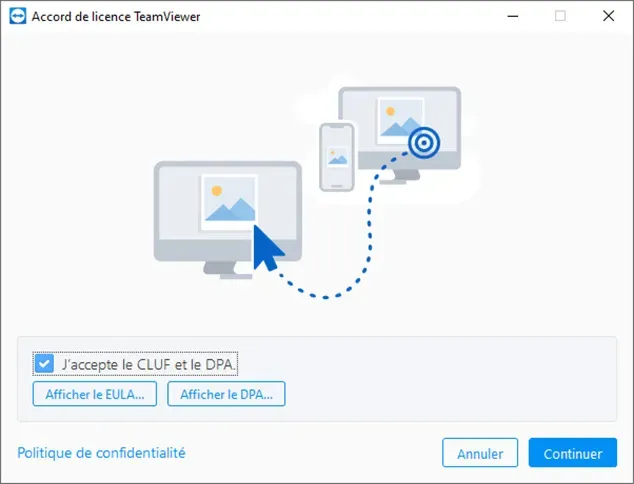 Accès ponctuel étape 1