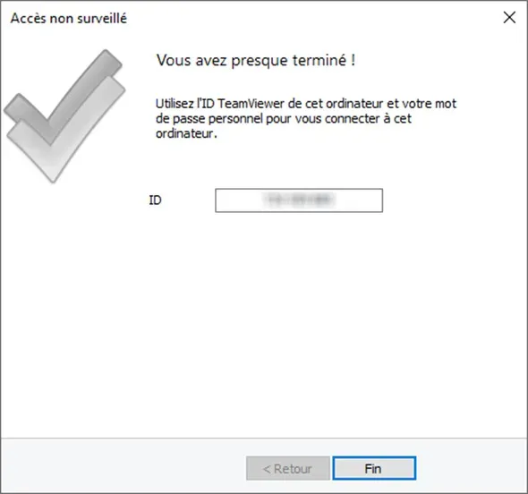 Accès permanent ou semi-permanent étape 6